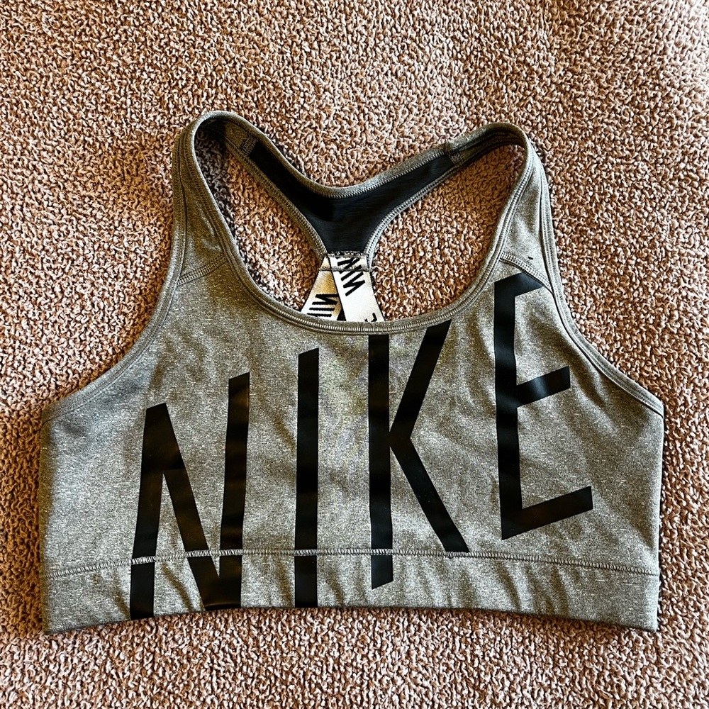 Nike Gray Sports Bra